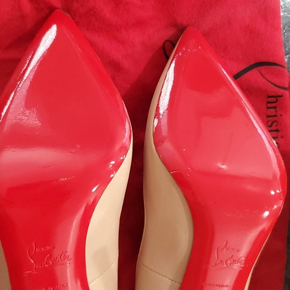 Christian Louboutin Nude Pigalle 100mm pumps - Picture 5 of 13